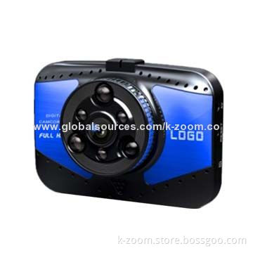 HD mobile DVR, full HD 1080p, 3.0-inch 16:9, 170-degree view angle